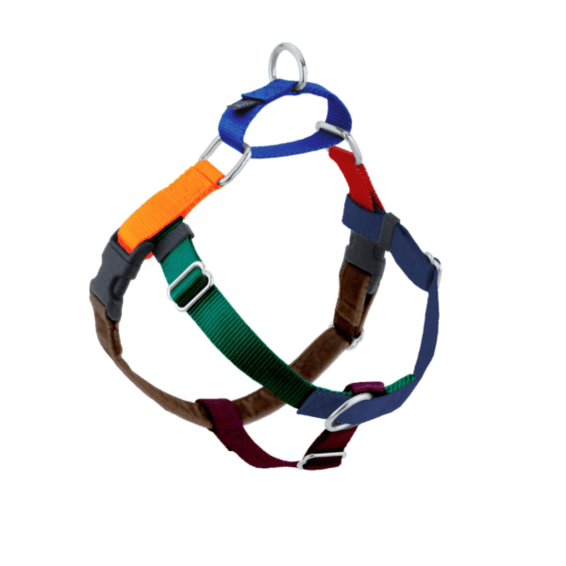 Jellybean Spice no-pull freedom dog harness with double leash attachment points by Primemarket7