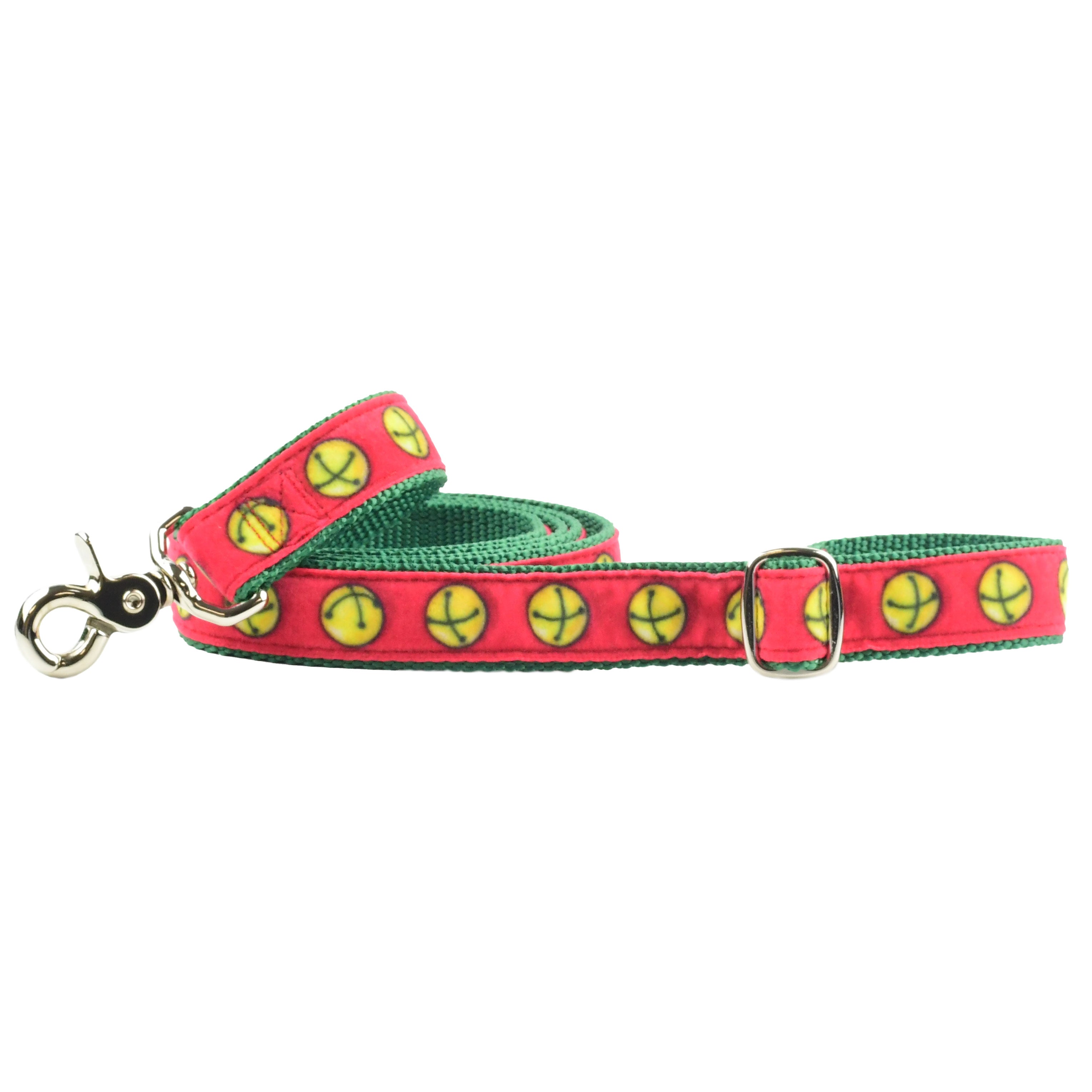 Jingle Bells Velvet Essential Martingale Dog Collar (1″ Only)