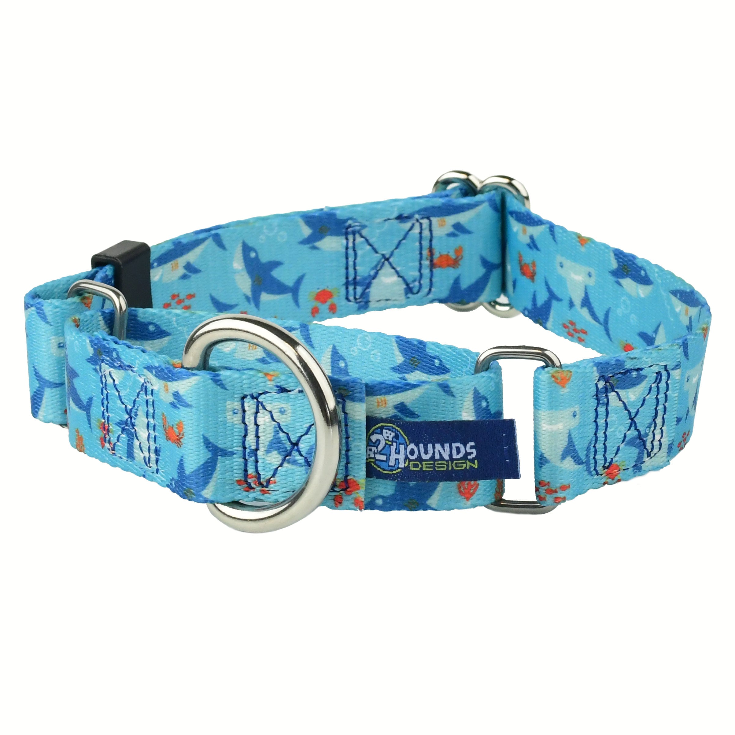 Sharky Party Martingale Dog Collar – EarthStyle